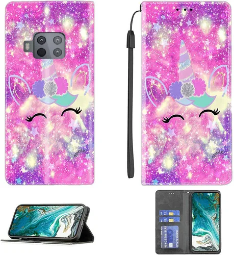 Miniatura 405 de Funda para Moto One Zoom compatible con Motorola One Zoom Phone Case Flip Stand Cover Magnetic Close YHD