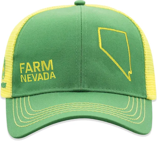 Miniatura 138 de John Deere Gorra de béisbol con logotipo y malla trasera con contraste, para hombre