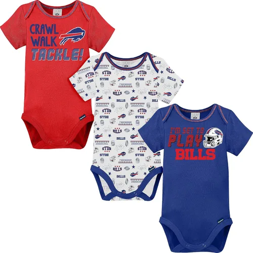 Miniatura 27 de Gerber - Mameluco unisex de manga corta para bebé, equipo de la NFL, paquete de 3