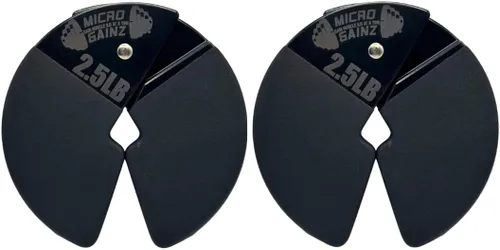 Miniatura 11 de Micro Gainz Placa de peso fraccional para mancuernas de 2.5 lb, ideal para micro cargas, (elige color) juego de 2 placas de peso fraccional