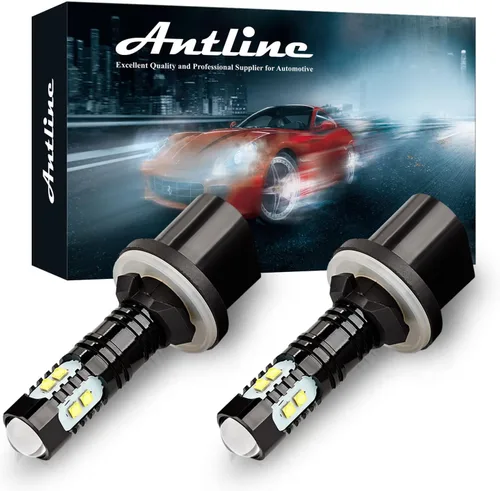 Miniatura 40 de Antline Bombilla LED H1 súper brillante, versión 3570 CSP-Chips LED antiniebla, repuesto DRL (paquete de 2)
