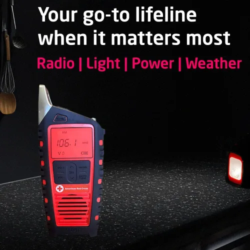 Miniatura 4 de Eton Odyssey Adventure Radio meteorológica NOAA con manivela, radio de emergencia de todas las bandas, tormenta de onda corta AM/FM, Bluetooth