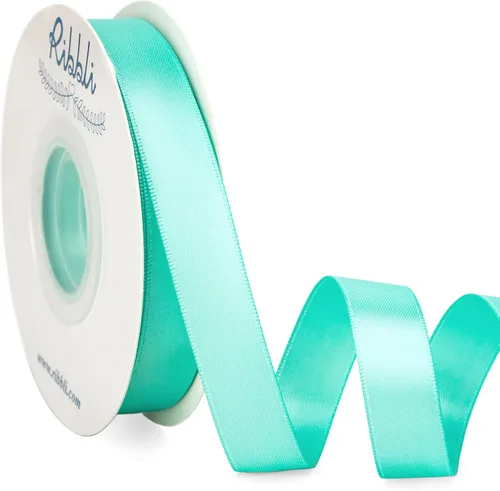 Miniatura 106 de Ribbli - Cinta de satén de doble cara dorada, 1 pulgada x 25 yardas, uso para ramo de lazos, envoltura de regalos, decoración de boda Dorado