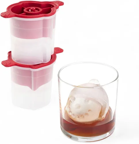 Miniatura 9 de Tovolo Molde de Hielo para Perro Forma de Esfera Hielo en Forma de Perro Moldes de Hielo Esférico Juego de 2 Regalo Festivo para Navidad Relleno