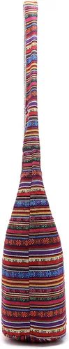 Miniatura 105 de Bolsa de hombro para mujer, de lona en estilo hippie/bohemio para llevar cruzada al hombro, disponible en diferentes colores y estampados