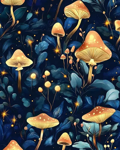 Miniatura 12 de Papel tapiz floral de hongos rosados para despegar y pegar, papel de contacto bohemio con hojas verdes claras, acuarela, colorido mural de pared