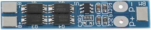 Miniatura 2 de 5 unids 2S 7.4 V 8.4 V 8 A 18650 cargador PCB BMS placa de protección para celda de batería de litio de iones de litio
