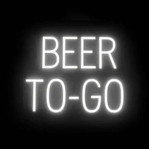 Miniatura 27 de SpellBrite Letrero de cerveza y vino Letrero de cerveza y vino neón, luz LED verde 22.0 x 15.0 pulgadas