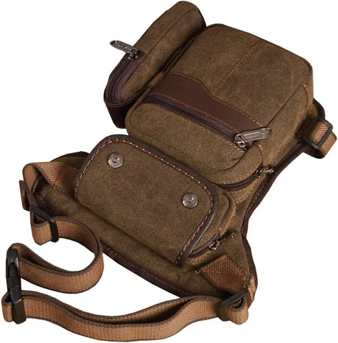 Miniatura 3 de Drop Leg Bag for Men Women Marrón