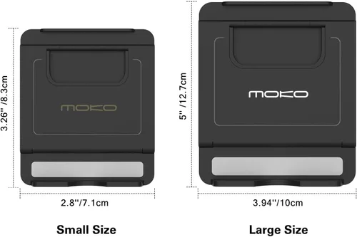 Miniatura 9 de MoKo Soporte para teléfono/tableta, soporte plegable para tableta compatible con iPhone 17/17 Air/17 Pro/17 Pro Max, iPhone 16/Pro/Pro Max/Plus