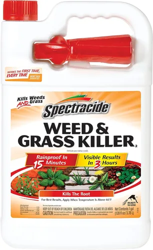 Miniatura 18 de Spectracide Asesino de malezas y hierba de 1 galón, con rociador de potencia continua AccuShot, paquete de 4