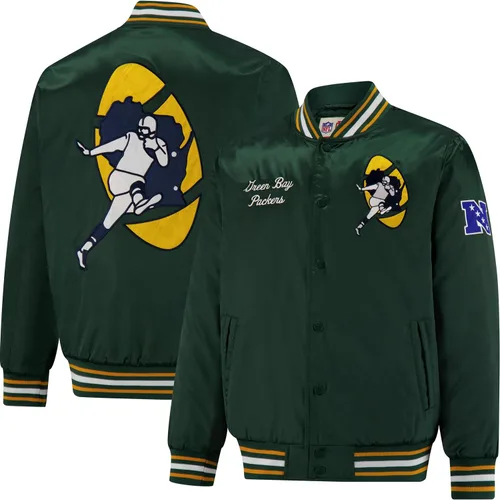 Miniatura 16 de Ultra Game Chaqueta de satén oficial de la NFL Supreme Heritage para hombre