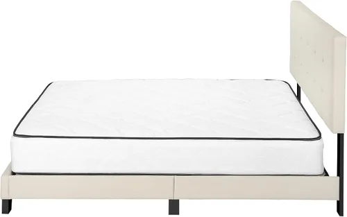 Miniatura 5 de Monarch Specialties Bastidores de cama, matrimonial, beige