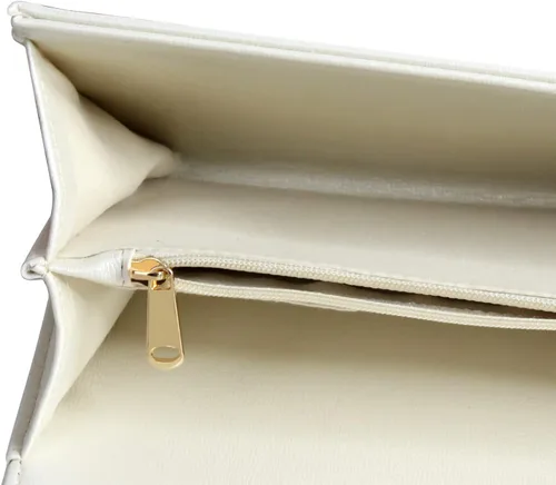 Miniatura 4 de Bolso de mano de noche para mujer, bolso de sobre con cadena desmontable