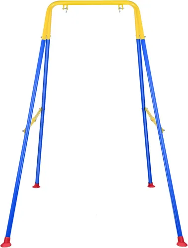 Miniatura 10 de Soporte de columpio para bebé, marco de columpio plegable para bebé, juego de columpio de metal resistente con marco en A para la mayoría