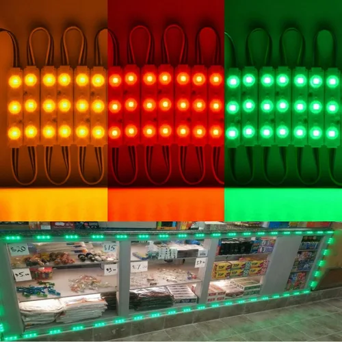 Miniatura 8 de Kit de luces LED para ventana de tienda de 10 pies, módulo de luz LED inyectado RGB 5050 con clavijas de alimentación y control remoto de 24 teclas