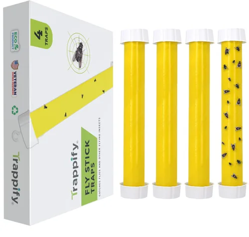Miniatura 10 de Trappify Trampas Colgantes para Moscas de Exterior: Trampas para Moscas de la Fruta para Interiores Trampa para Jejenes Trampas para Jejenes