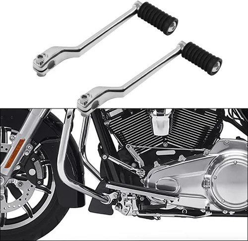Miniatura 16 de TCMT Pedal de palanca de cambios de talón delantero izquierdo para Harley Touring Road King Road Street Electra Glide 1988-2025 FL Softail 1986-2017