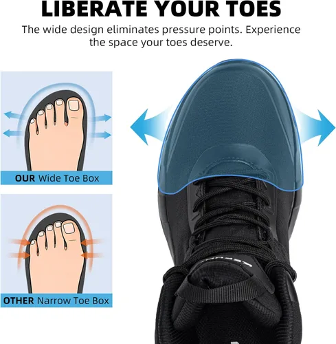 Miniatura 5 de Botas tácticas militares para hombre, impermeables, de 6 pulgadas, ligeras, duraderas, con cremallera lateral, botas de combate para trabajo