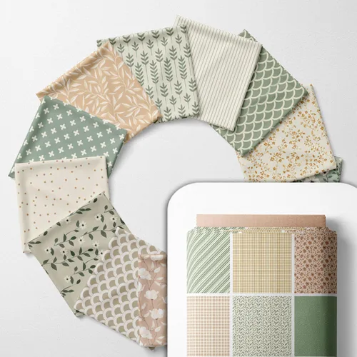 Miniatura 109 de Paquete de tela de algodón de color sólido, 50 cuadrados precortados (8 x 8 x 8 pulgadas), 100% algodón, 120 GSM, fabricado en Türkiye