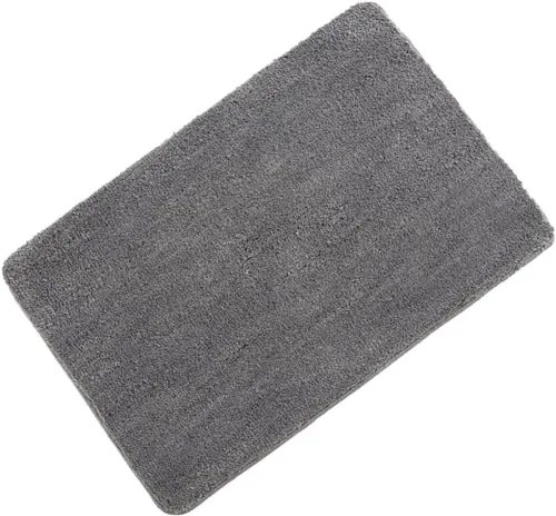 Miniatura 10 de Luxshiny Alfombra de baño, antideslizante, resistente al deslizamiento, alfombra de felpa para baño, alfombra de pasillo de baño, alfombra de Verde