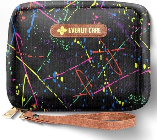EVERLIT Care Rescue Pack | Kit de primeros auxilios para la familia para niños con 200 piezas de suministros médicos | Bolsa de almacenamiento