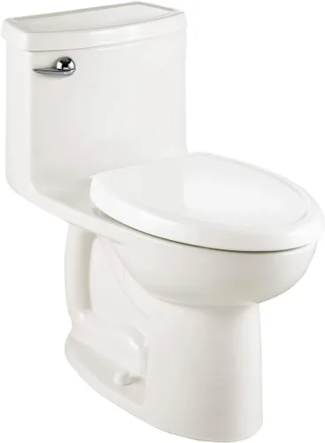 American Standard 2403128.020 Inodoro compacto Cadet de 3 piezas con asiento de cierre lento, parte delantera alargada, descarga a la izquierda,