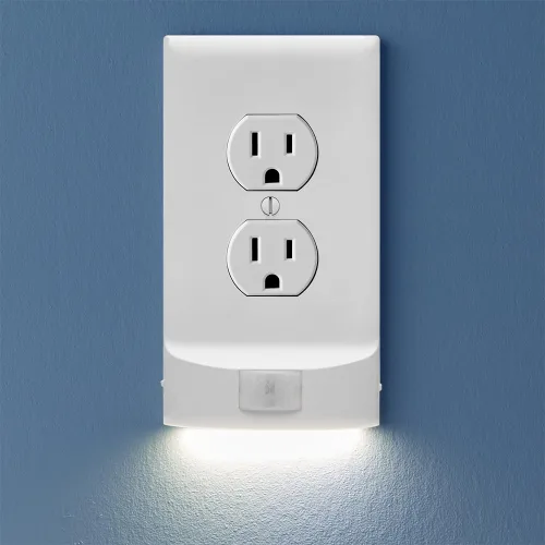 Miniatura 15 de 2 unidades - SnapPower MotionLight [para tomas decorativas] - Luces nocturnas LED con detección de movimiento incorporadas en la placa de pared