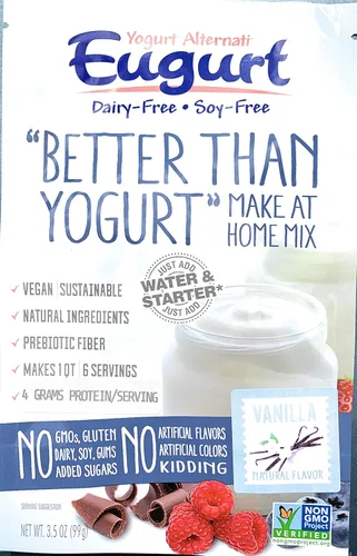 Miniatura 8 de Better Than Yogurt" Make At Home Mix (¡Sin lácteos y soja!) (coco, paquete de 2)