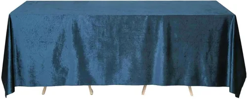 Miniatura 40 de Efavormart - Mantel rectangular de terciopelo negro prémium de 60 x 102 pulgadas para eventos de fiesta de boda