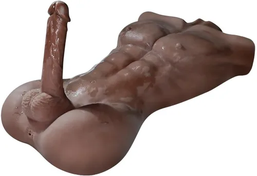 FST Muñeca sexual con forma exterior masculina con pene de erección de 7 pulgadas y diseño muscular realista en 3D, muñeca de amor para mujeres con