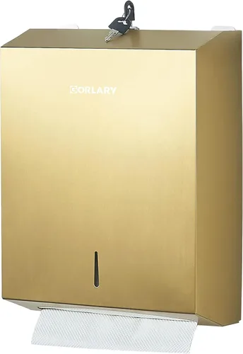 Miniatura 12 de Dispensador de toallas de papel para montaje en pared comercial, pliegue en C, multipliegue, triple pliegue, dispensador de toallas de mano sin Negro