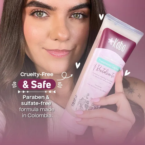 Miniatura 5 de D'Luchi Kaba Tratamiento revitalizante para el cabello con uvas, cinchona y cola de caballo para un cabello más grueso y lleno, tratamiento