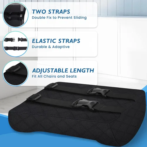 Miniatura 4 de LumbarPal Almohada de Soporte Lumbar para Respaldo de Silla de Oficina Almohada Lumbar para Automóvil, Gaming, Silla de Oficina - Mejora la Postura