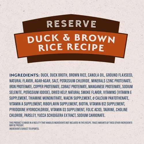 Miniatura 6 de Natural Balance Dieta de Ingredientes Limitados para Perros Adultos en lata con Granos Saludables, Receta de Pato Reserva y Arroz Integral, 13 Onzas