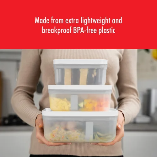 Miniatura 4 de ZWILLING Fresh & Save - Lonchera de plástico hermética, recipiente hermético para almacenamiento de alimentos, contenedor de preparación de comidas