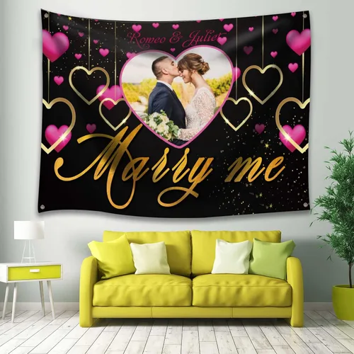 Miniatura 6 de AUBAO Tapiz personalizado/telón de fondo personalizado/tapices personalizados/tapices divertidos/tapiz decorativo (30 x 40 pulgadas)