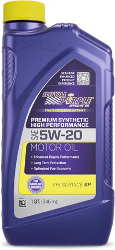 Miniatura 19 de Royal Purple - Aceite de motor sintético ROY51020 de alto rendimiento SAE 0W-20 con licencia API, 5/4 de galón.