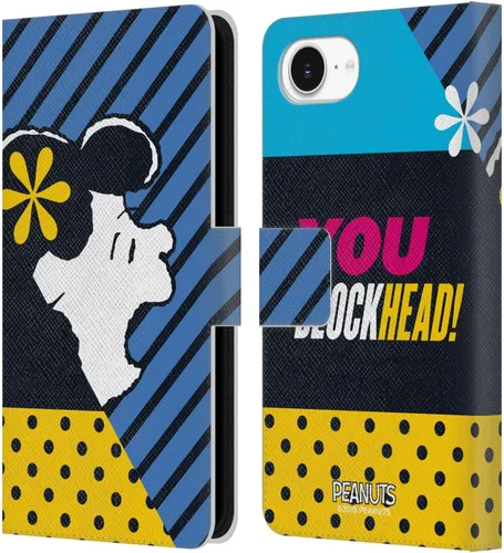 Miniatura 66 de Head Case Designs Funda de piel con licencia oficial de Peanuts Snoopy & Woodstock Balloon Halfs and Laughs para Apple iPhone 7/8/SE 2020 y 2022