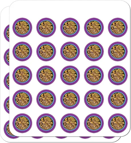 Miniatura 12 de Willy Wonka and The Chocolate Factory Logo Planner Calendario Scrapbooking Craft Pegatinas