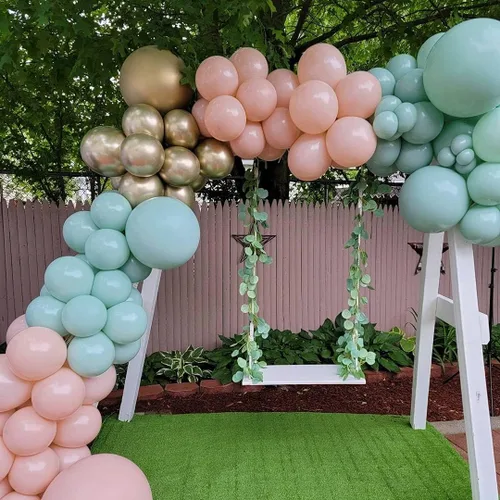Miniatura 3 de Globos dorados cromados de 12 pulgadas, 50 globos de fiesta de baby shower, globos de decoración de feliz cumpleaños, revelación de género, Oro