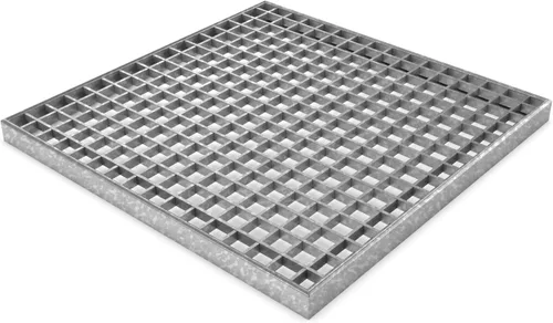 Miniatura 2 de Vodaland - Lavabo de captura grande de 22 x 22 pulgadas con rejilla de acero galvanizado sellado paquete completo