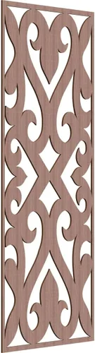 Miniatura 87 de Keene Paneles de pared decorativos de madera con calado, 9 3/8 pulgadas de ancho x 24 3/8 pulgadas de alto x 1/4 de alto, roble rojo rojo (Red Oak)