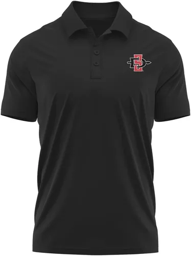 Miniatura 176 de Camisa polo deportiva oficial de la NCAA Collegiate para hombre, colección con logotipo en el pecho izquierdo