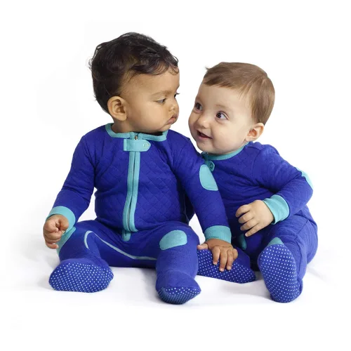 Miniatura 4 de baby deedee Sleepsie - Pijama de algodón acolchado con pies, 6-12 meses