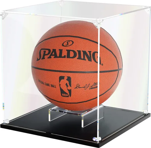 Miniatura 12 de Caja de exhibición para guantes de boxeo KOLIPI con respaldo de espejo, caja de exhibición acrílica con soporte para guante de boxeo
