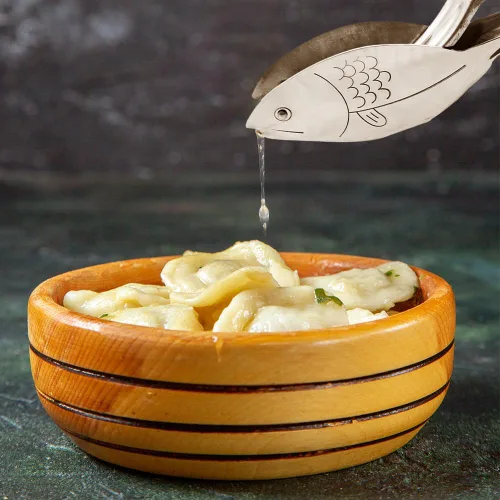 Miniatura 6 de Exprimidor de limón manual de pescado, exprimidor de limón de acero inoxidable de grado alimenticio, exprimidor de limón en forma de pescado