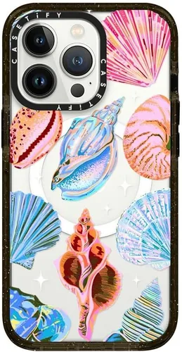 Miniatura 191 de Funda Impact de CASETiFY para iPhone 13 Pro Max con Magsafe - Estuche Claro Cuento de Invierno - Claro Negro Estuche transparente Winter Tale