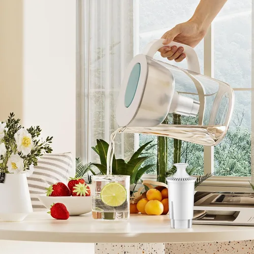 Miniatura 3 de BREAUILL Filtro de repuesto compatible con filtro de agua y jarras Brita®, repuesto de filtro de agua certificado NSF compatible con Brita® Classic