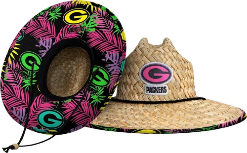 Miniatura 42 de FOCO - Sombrero de paja con logotipo de equipo universitario de NCAA y estampado floral para hombre TEAM LOGO